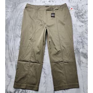 NEW Vintage Avenue Pants Womens 28 Brown City Stretch High Rise Wide Leg Office‎